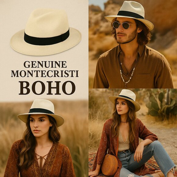 🌿 Genuine Montecristi Panama Hat – Hecho a Mano - Picture 3 of 8